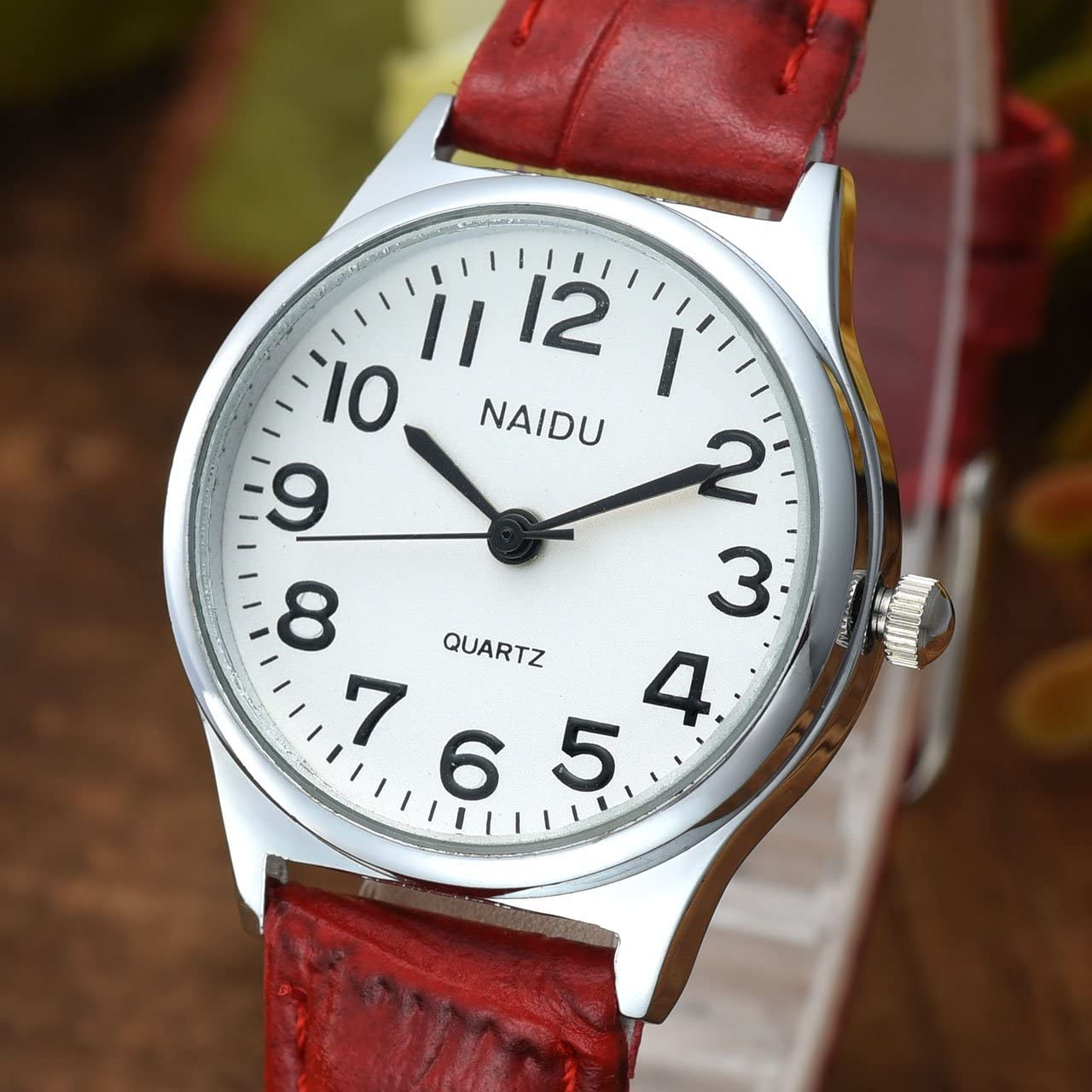 MANIFO Women’s Classical Arabic Numerals Analog Quartz Wrist Watch, 3 ATM Water Resistant - Image 2